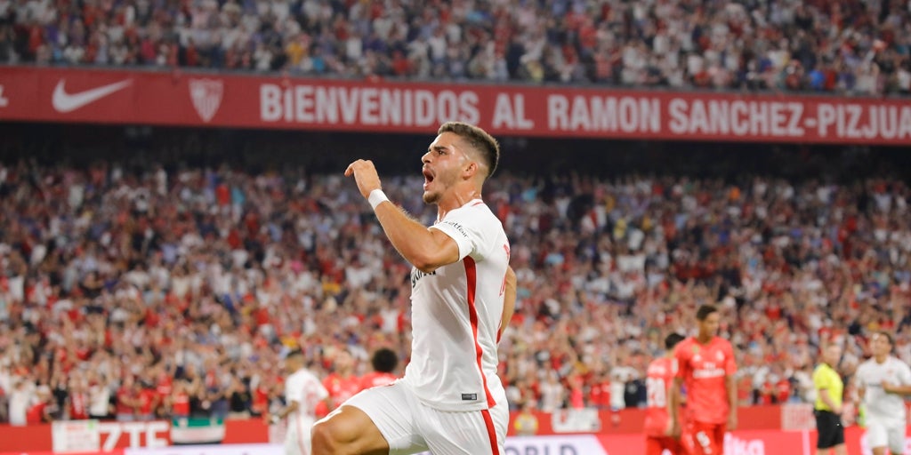 Lejana queda la goleada al Real Madrid (3-0) con doblete de André Silva y otro tanto de Ben Yedder