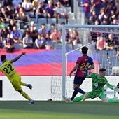 El Barça pierde con el Villarreal antes de recibir el trofeo de la Liga