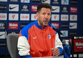Simeone: «El Betis es un rival duro, muy difícil de controlar»