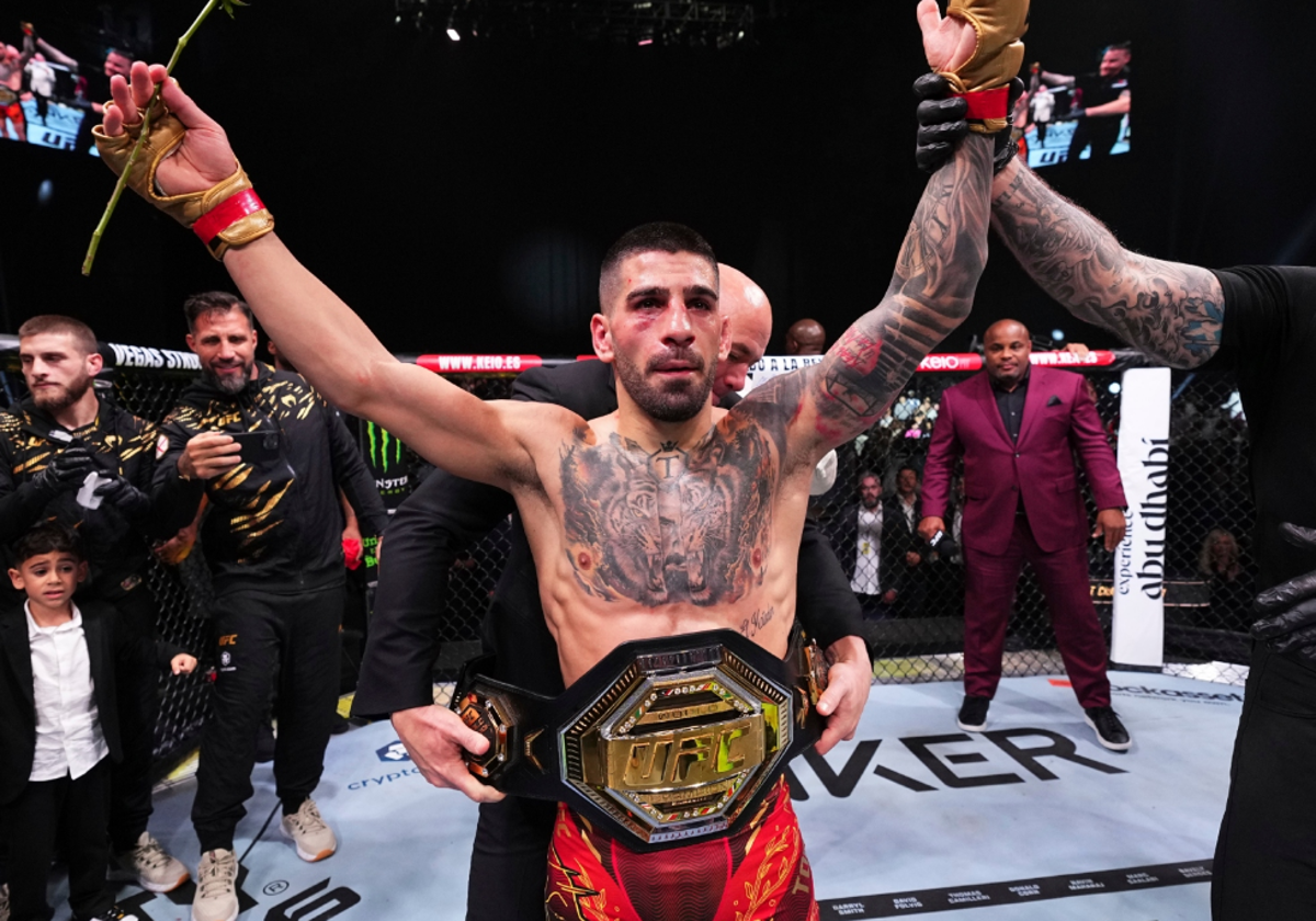Ilia Topuria tras defender su cinturón contra Max Holloway