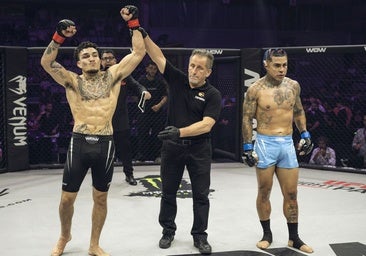 WOW 19: Isaí Villamur 'rompe' a Allan Ruiz en el estelar ante la mirada de Ilia Topuria