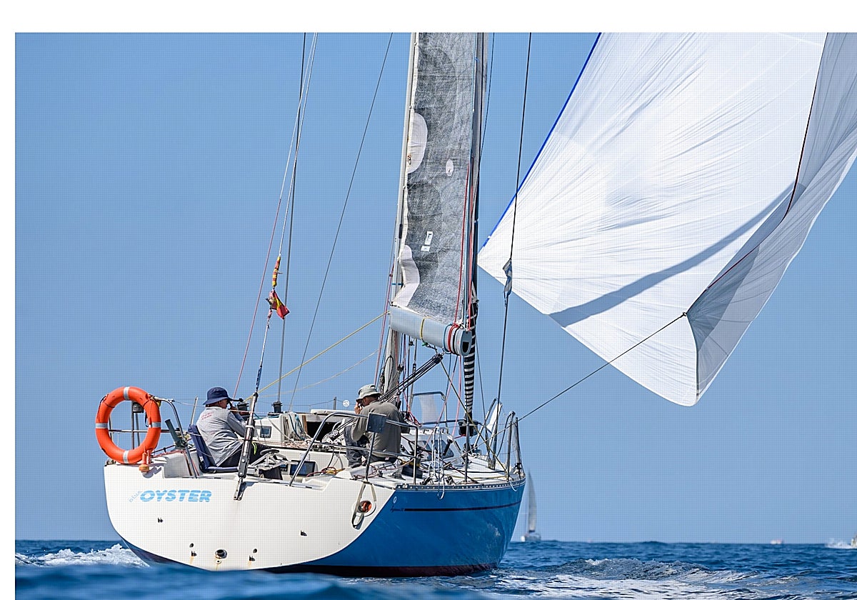 El Blue Oyster durante un momento de la travesía