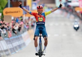Histórico Carlos Verona: gana en Asiago y logra la segunda victoria española del Giro