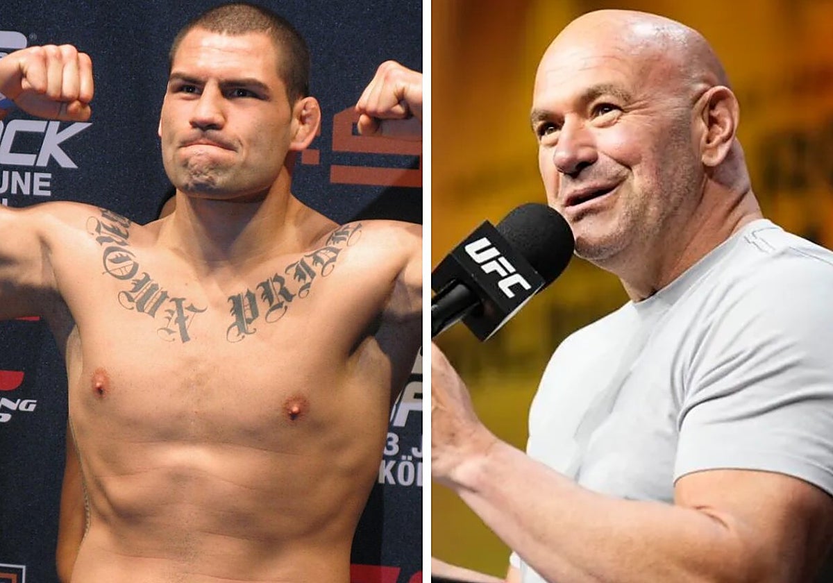 Caín Velásquez y Dana White