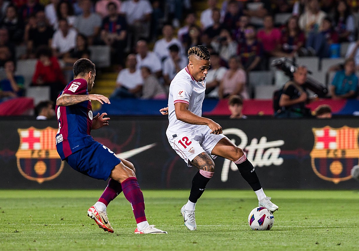 Mariano Díaz como futbolista del Sevilla FC