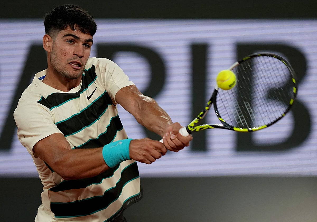 Estadísticas del Ben Shelton - Carlos Alcaraz de octavos de final de Roland Garros