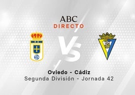 Oviedo - Cádiz, estadísticas del partido