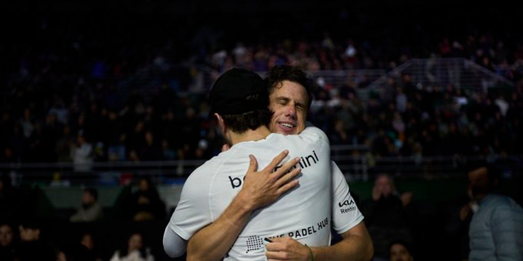 Paquito Navarro vuelve a una final tras la retirada en el comienzo del tercer set de Alejandro Galán