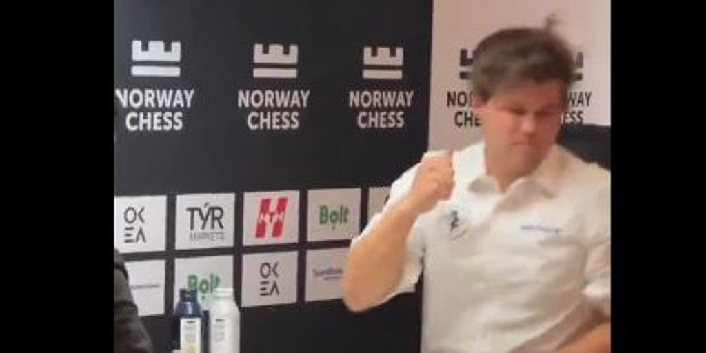 El furioso arrebato de carlsen tras perder con gukesh