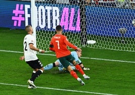 Cristiano, en el momento de hacer el 1-2