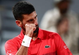 Novak Djokovic, durante su partido ante Zverev