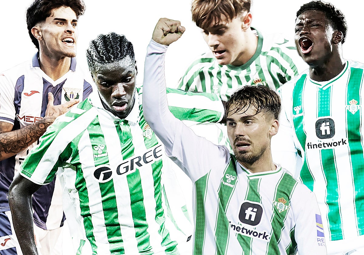 Juan Cruz, Assane, Jesús Rodríguez, Rodri y Mendy