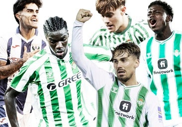 Juan Cruz, Assane, Jesús Rodríguez, Rodri y Mendy