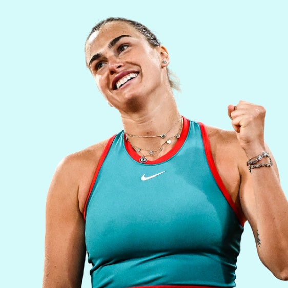 Sabalenka, en el partido ante Swiatek