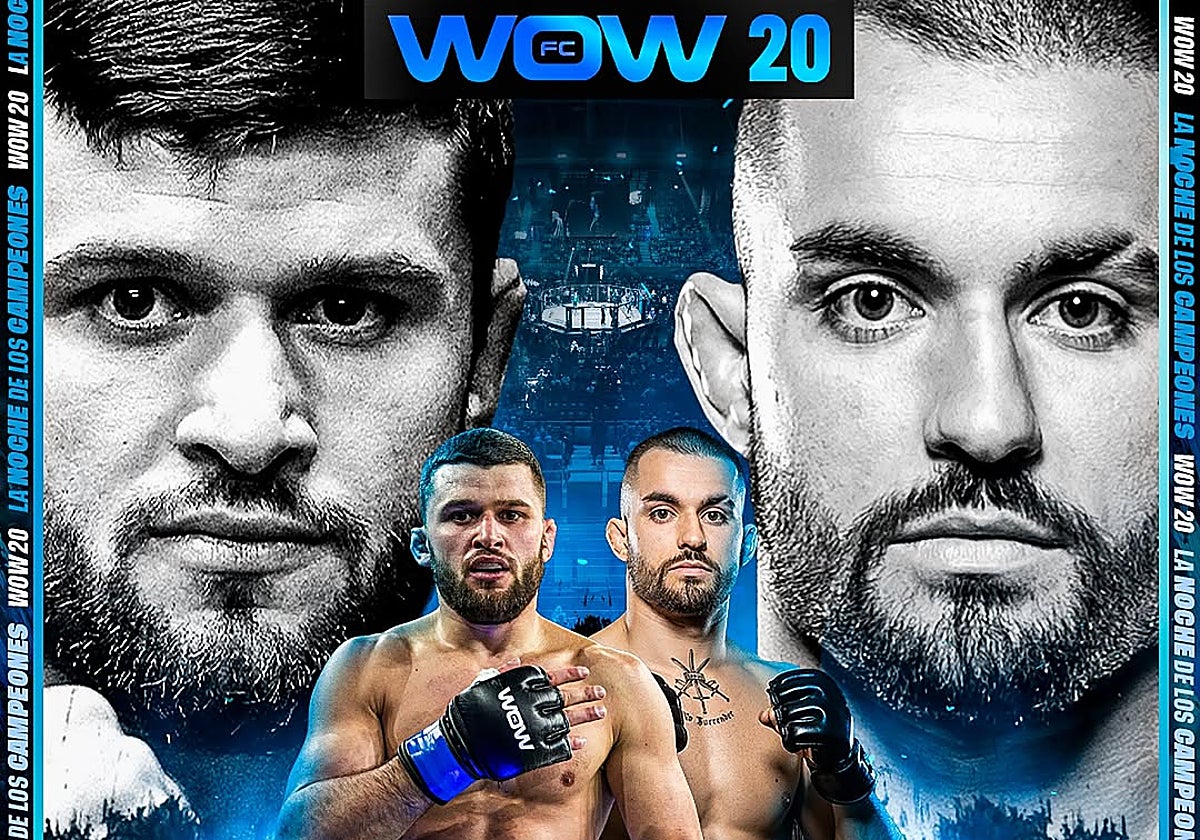 Cartel oficial de la pelea entre Nikolay Grozdev y Nacho Campos