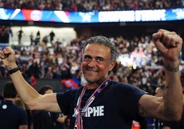 Luis Enrique, tras ganar la Champions con el PSG