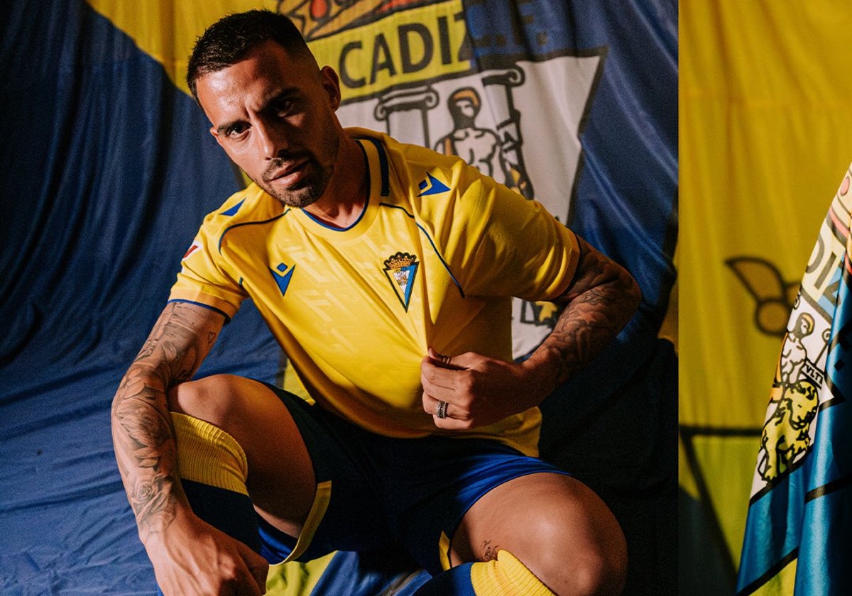 Suso, con la equipación del Cádiz CF