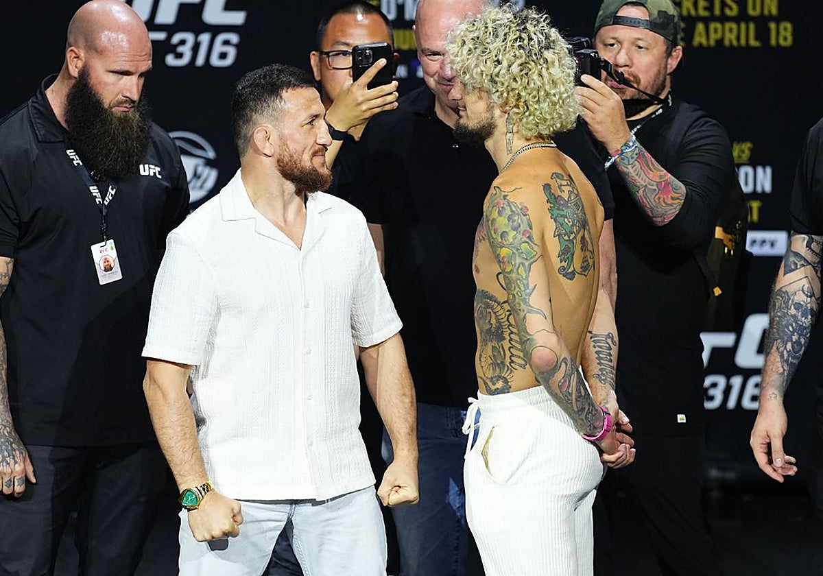 Merab Dvalishvili y Sean O'Malley, frente a frente