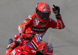 Marc Márquez logra una pole más sufrida de lo esperado en Motorland