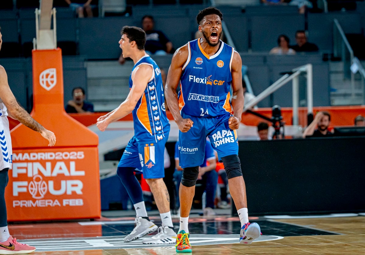 Nwogbo, el mejor jugador del Flexicar Fuenlabrada este sábado en la segunda semifinal de la Final Four