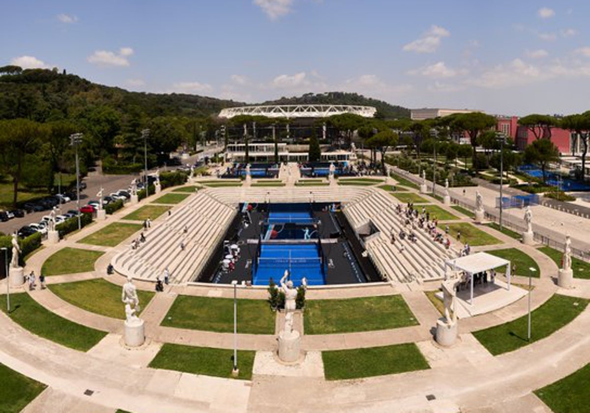 Instalaciones del Foro Itálico de Roma