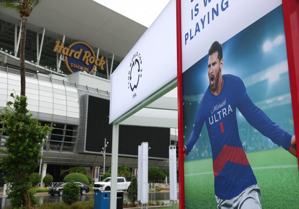 Cartel promocional Mundial de Clubes en Miami