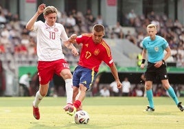 Pablo García, titular en el debut de España en el Europeo sub 19
