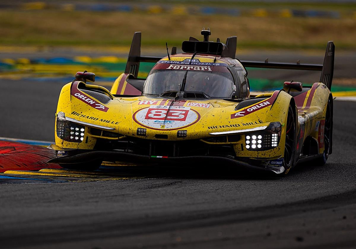 Robert Kubica, durante las 24 horas de Le Mans