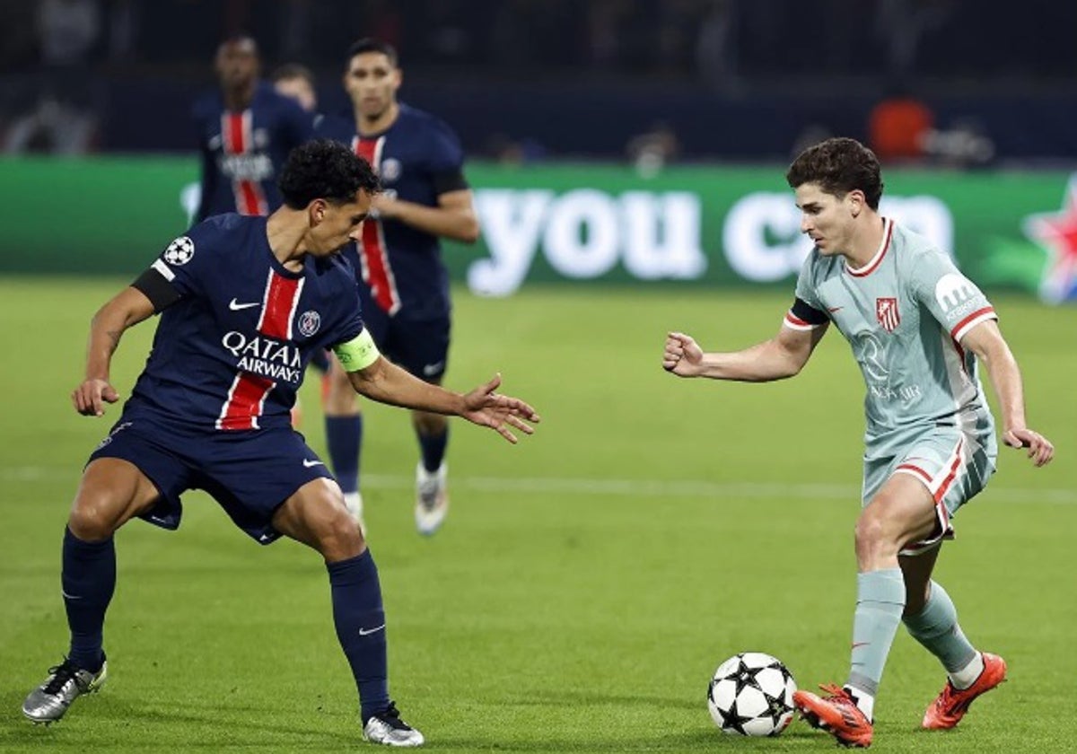 PSG - Atlético de Madrid, estadísticas del partido