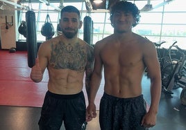 Ilia Topuria y Raúl Rosas Jr.