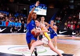 Iyana Martín, en el duelo ante Gran Bretaña
