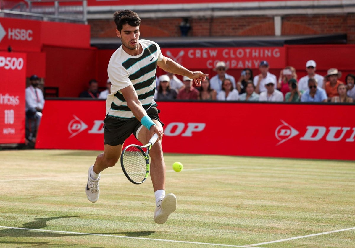 Alcaraz - Lehecka en directo: última hora, resultado y ganador de la final de Queen&#039;s hoy
