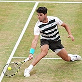 El mejor Alcaraz, de racha en la hierba