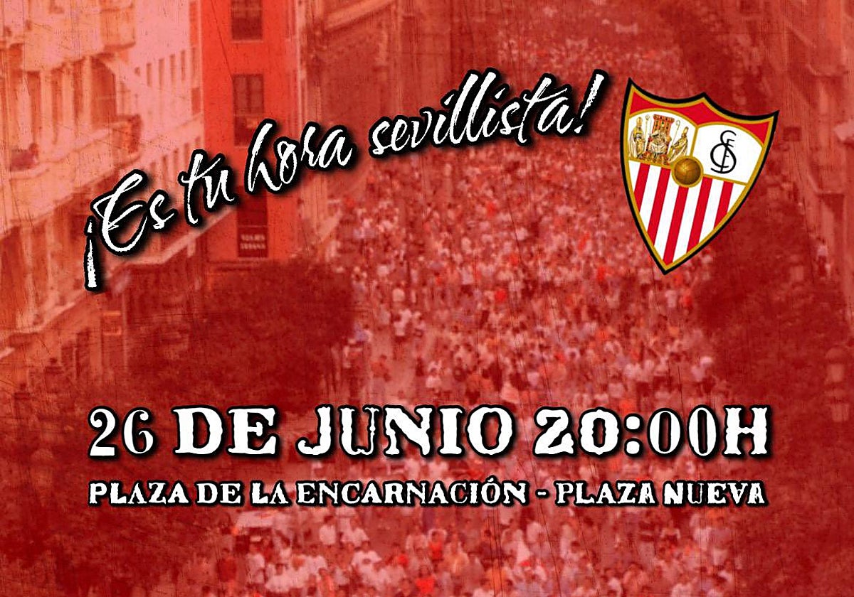 Las peñas del Sevilla llaman a la movilización de la afición de cara a la manifestación de mañana