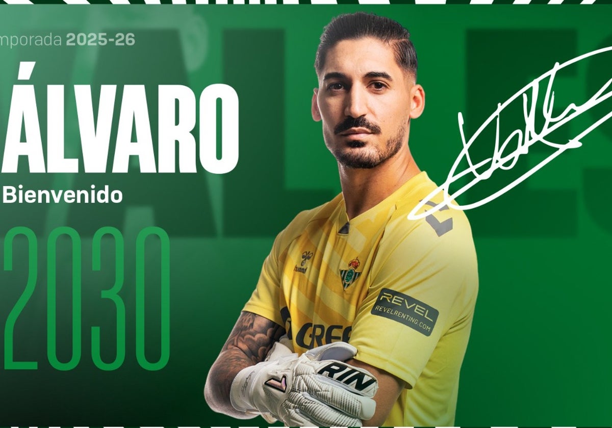 Presentación de Álvaro Valles como nuevo portero del Real Betis