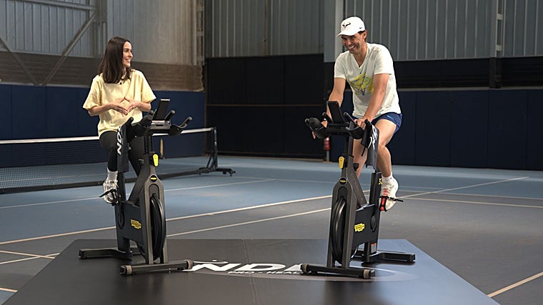 Alba Lago y Nadal, durante la charla en la Academia