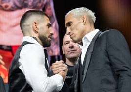 Topuria, confiado en su primer cara a cara con Oliveira: «Es imposible que venga más fuerte que yo...»