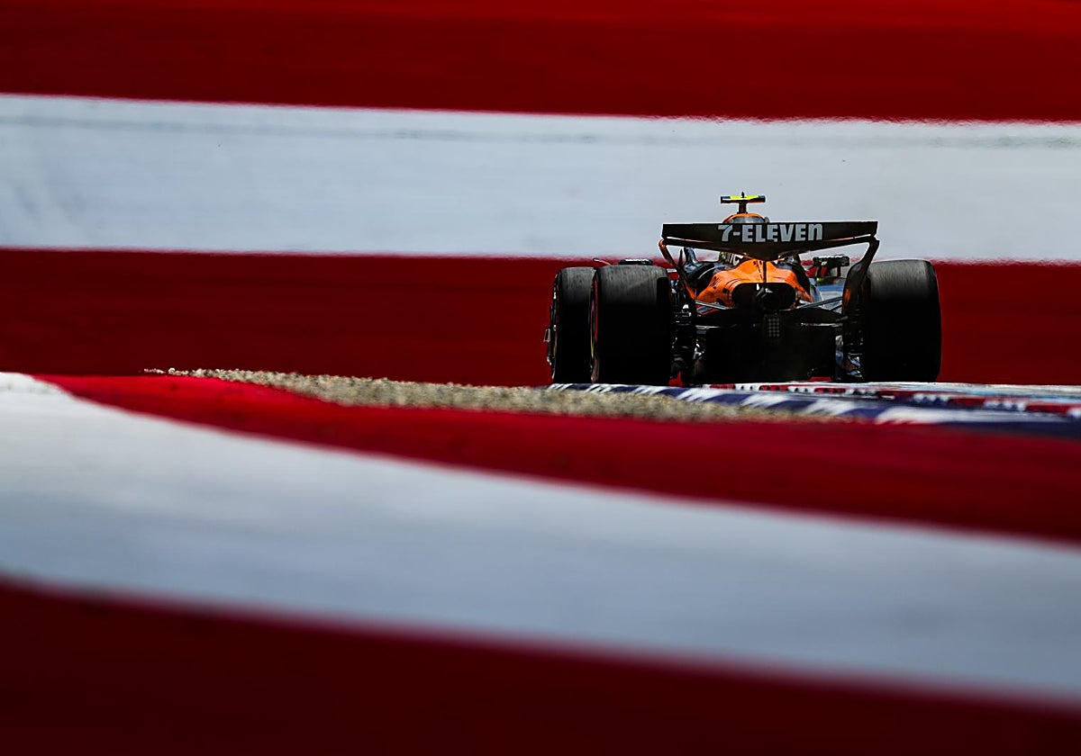 Lando Norris, en el circuito Red Bull Ring