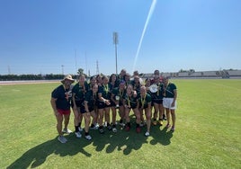 El conjunto femenino de rugby 7 de la US se proclama tercer mejor equipo de España