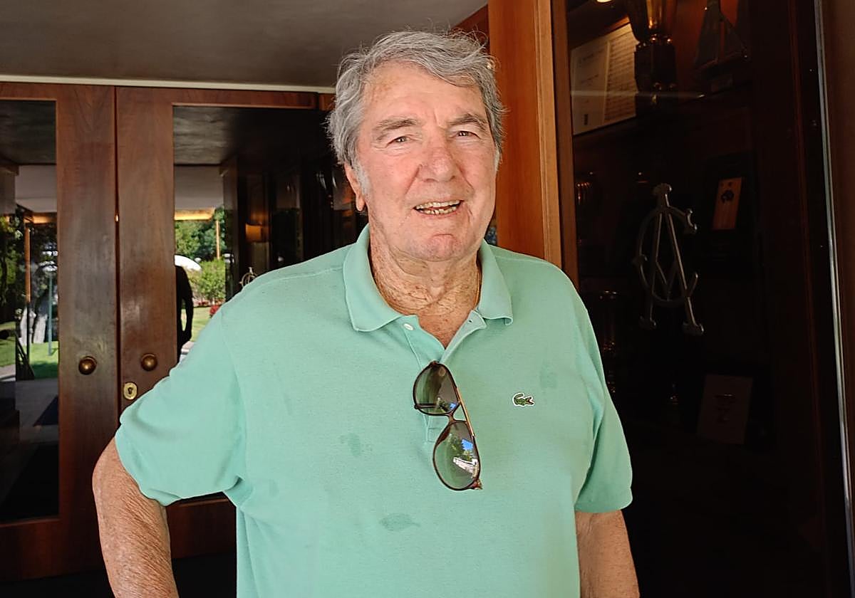 Dino Zoff, en el Circolo Canittieri Aniene de Roma