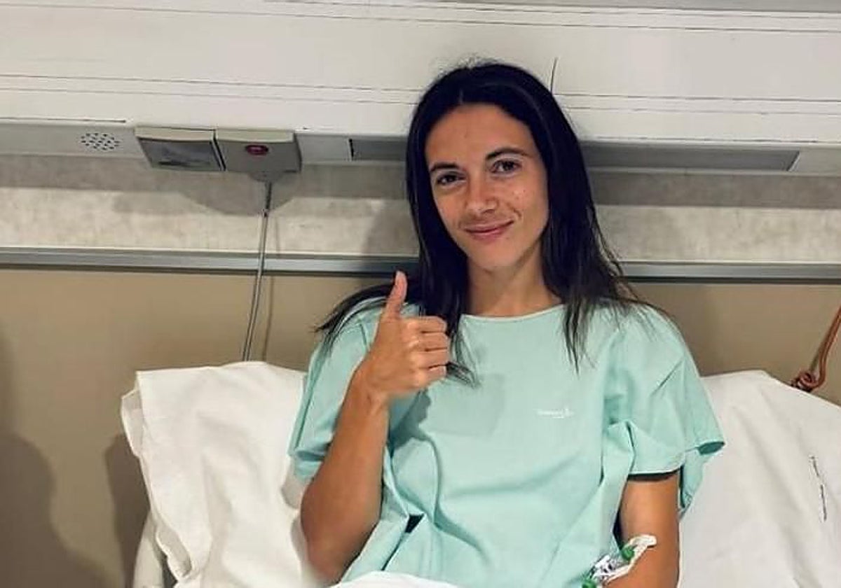 La foto que subió Aitana en sus redes cuando fue ingresada