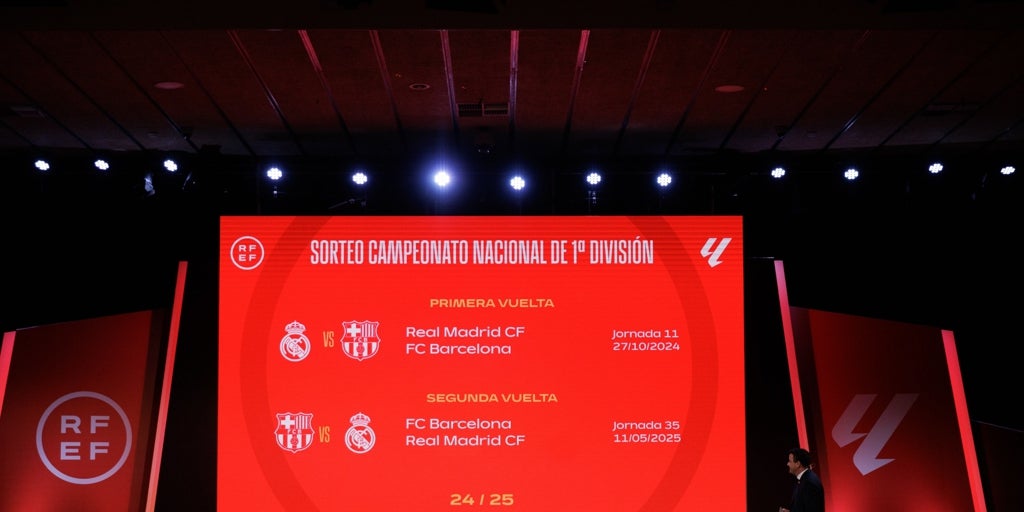 Sorteo del calendario de LaLiga, en directo: cuándo es el Real Madrid - Barcelona, Real Sociedad - Athletic y resto de partidos
