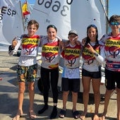 De izquierda a derecha Juan Lleonart, Mar Infante, Jan Palou, Marta Mansito y Alejandro Valero