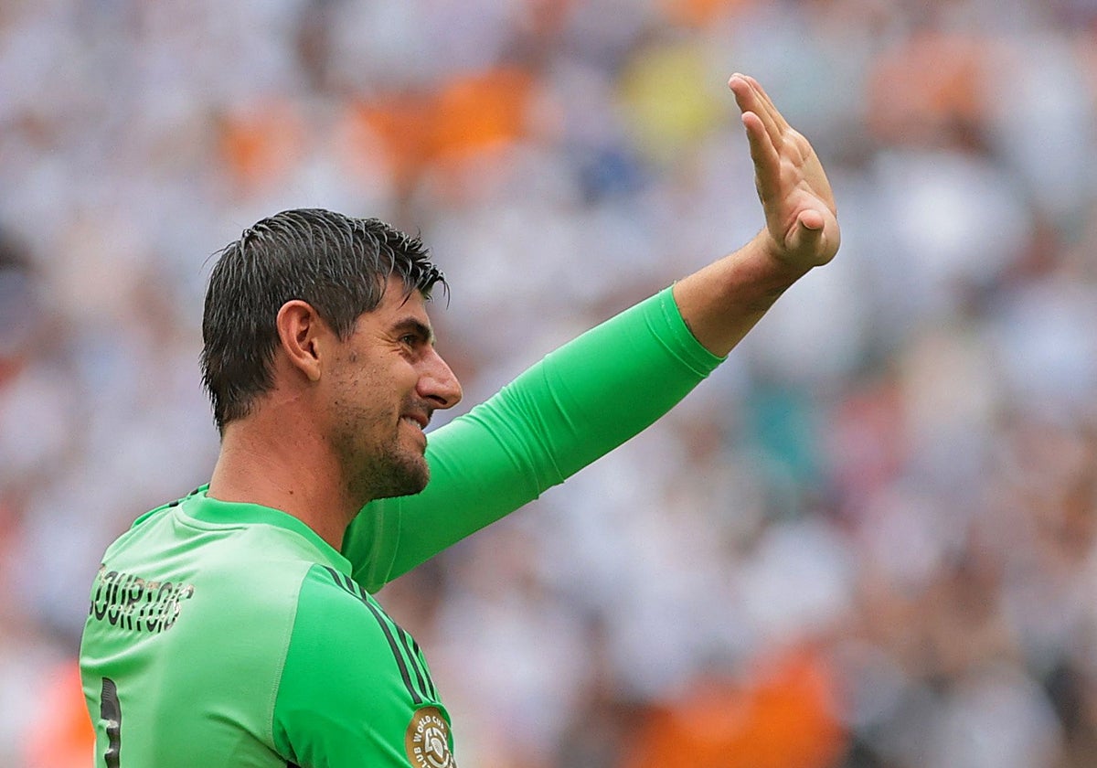 Courtois, tras la victoria frente a la Juventus