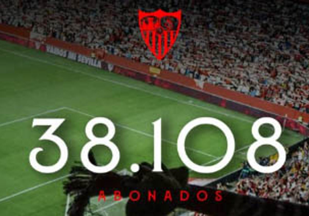 El Sevilla cierra el plazo de renovación con 38.108 abonados
