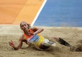 Ana Peleteiro, durante el pasado Europeo de Apeldoorn