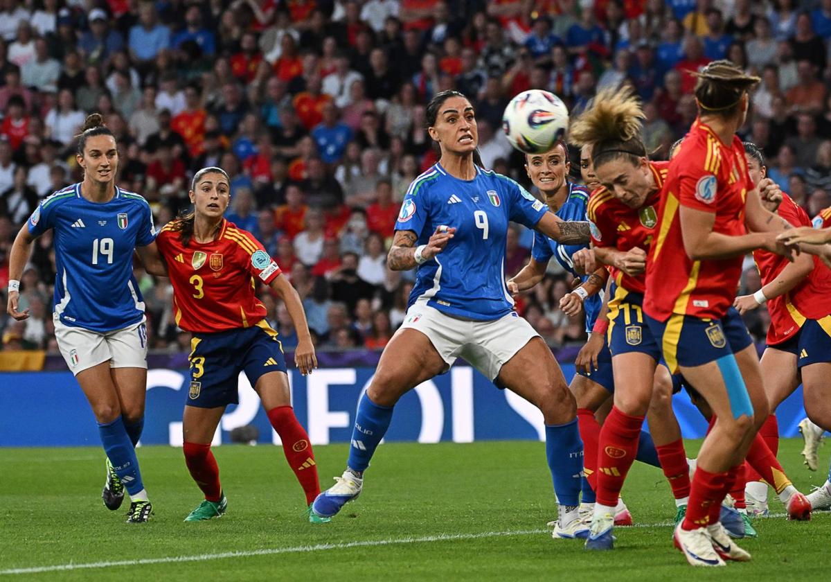 España - Italia, en directo: resultado, ganador y goles del partido de la Eurocopa femenina hoy