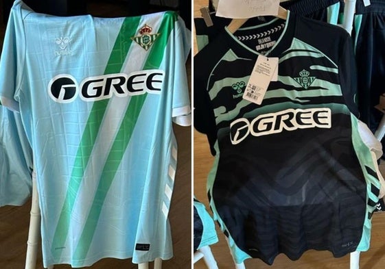 La segunda y tercera camiseta del Betis