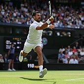Todos quieren ser como Djokovic, en cuartos tras remontar ante De Miñaur: «Se ha pasado el juego»