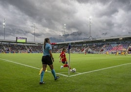 El España - Bélgica se jugó entre nubarrones